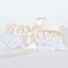 Wedding Garter - Heirloom Ivory Vintage Lace Bridal Garter - Clearance Sale