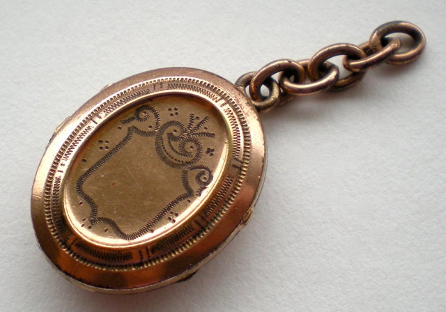Antique French Rose Gold Locket