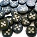 SALE 47pc Antique Art Deco Glass Stones Lot