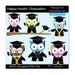 cute owls clip art grad digital clipart school college - Happy Hootin Graduation - INSTANT Download