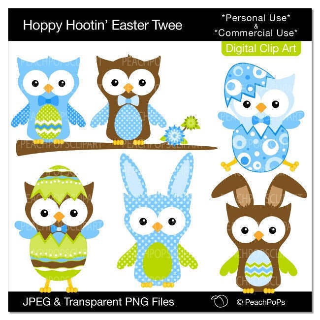 free easter owl clip art - photo #27