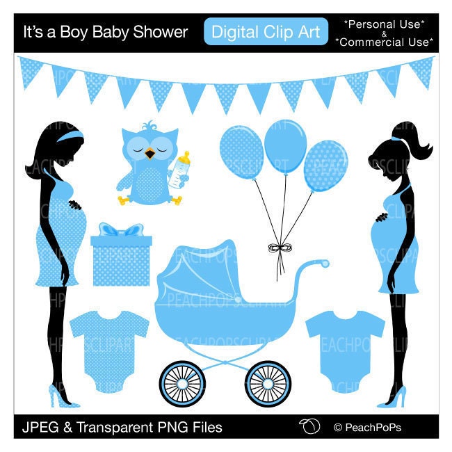 baby shower items clipart - photo #23