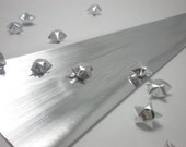 Liquid Silver Origami Lucky Star Paper Strips - pack of 80 strips