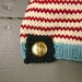 Nautical baby hat, newborn photo prop, nautical hat for boys by Sweet Baby Dolly