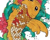 Koi Fish - 8x10 print