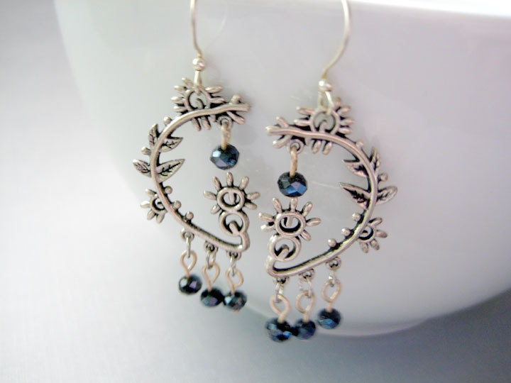 Flower Chandelier Earrings