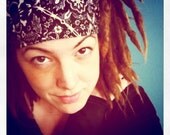 Bad Ass Wrap, size M or L - biker skullcap, yoga headband, dread wrap