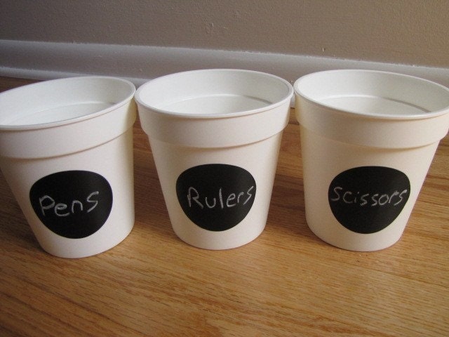 SALE Buy 2  Chalkboard Labels get one FREE-Self Adhesive-Set of 12 2.5 inch round
