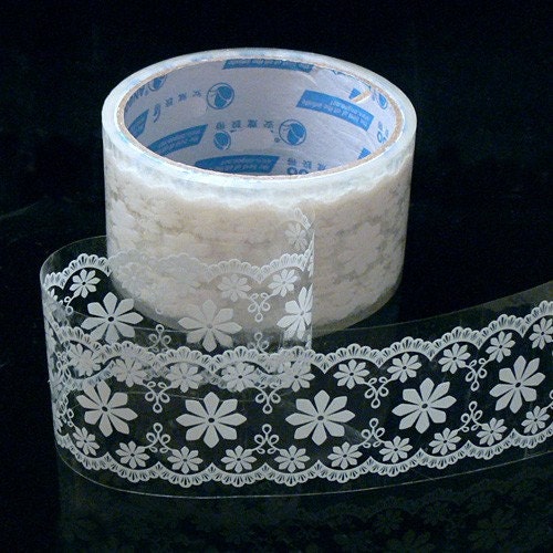 Lace Tape- Deco Tape-Deco Sticker-Lace Tape-Japanese Tape-Perfect for Valentines Day