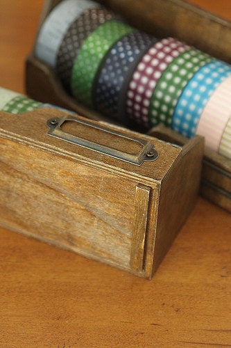 Washi Tape Dispenser Tool-Wooden Organizer-Tape Dispenser Tool for dispensing washi tape-Japanese Masking Tape Organizer-Tape Holder