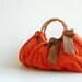 Knitted Orange Handbag Number-0146