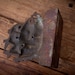 Antique Cast Iron Viking/Pirate Ship Door Stop/Book End