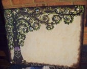 Wedding guest book tree....Great Wedding guest book Alternative....22 x 28 Stretched Artist Canvas...150-170 Guest Signatures.