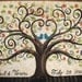 Wedding guest book thumbprint tree.........22 x 28  Canvas.......200-300 thumbprints
