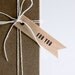 Letterpress Gift Flags