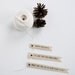 Letterpress Holiday Gift Flags