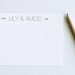 LILY - Personalized Letterpress Stationery