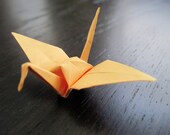 Origami Cranes - Light Orange - Set of 5