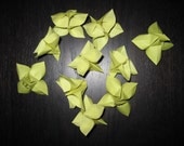 Origami Flowers - Set of 10 - Pale Green