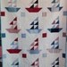 Dreamy Americana Sailboat Quilt by Dreamy Vintage Sheets on Etsy
