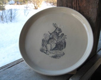 White Rabbit plate