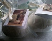 1 bath bombs 8 oz each (Oatmeal, Milk & Honey) gift bag bath fizzies, great for kids...great for dry skin..these smell delicious