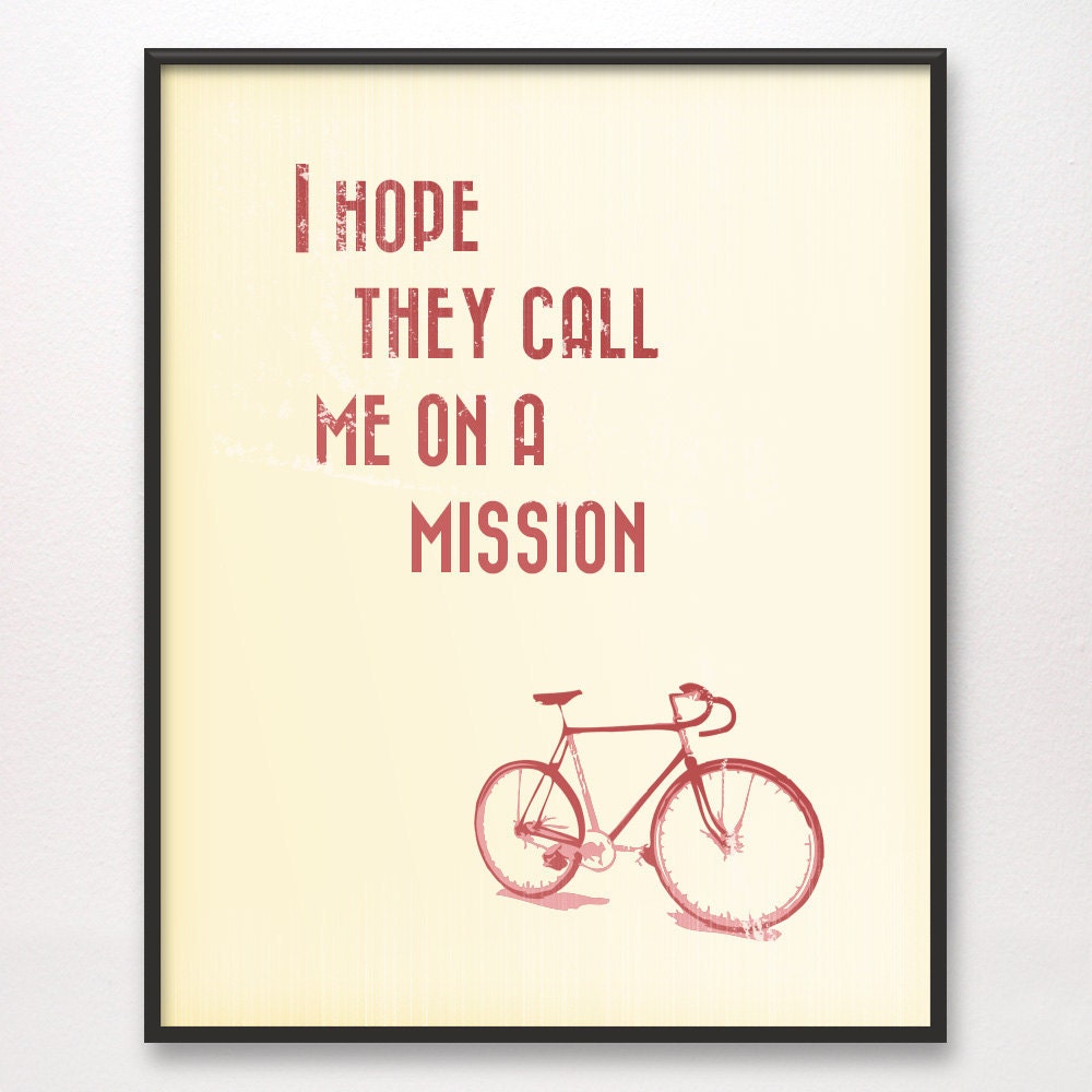 11x14 I Hope They Call Me on a Mission Art Print LDS Mormon