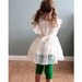 50s 2/3 It's My (Ivory Silk Chiffon) Party FROCK