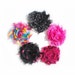 Set of 10-MINI chiffon flowers PRINTS-2 of each color shown