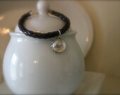 heart text bracelet