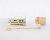 Raccoon Baculum Bone in Cork Vial