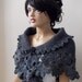 Dark Gray Triangle Shawl