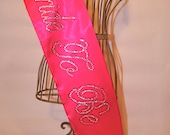 READY TO SHIP - Bride To Be- Bachelorette Sash -  Pink, Silver  Blue, Navy Blue, Vintage Beige, Purple, & Lilac