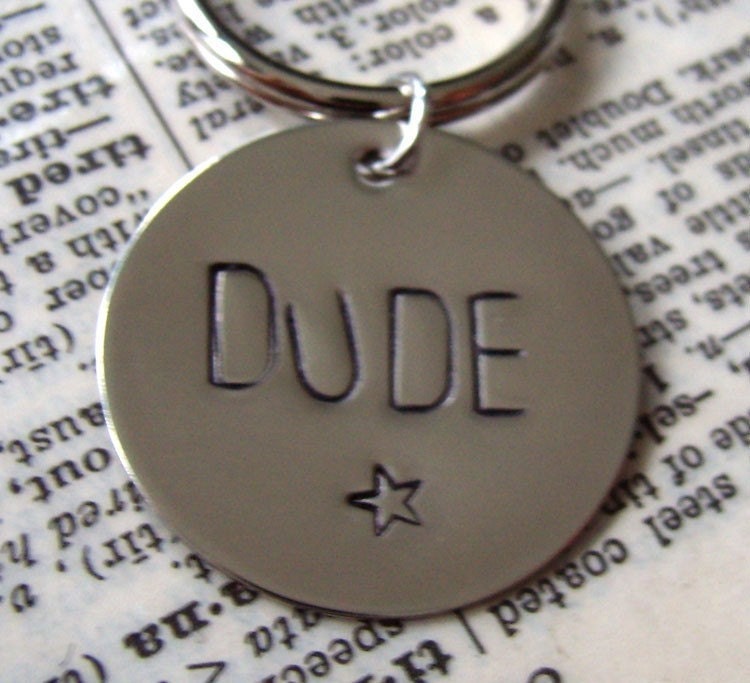 Dude keychain-keyring