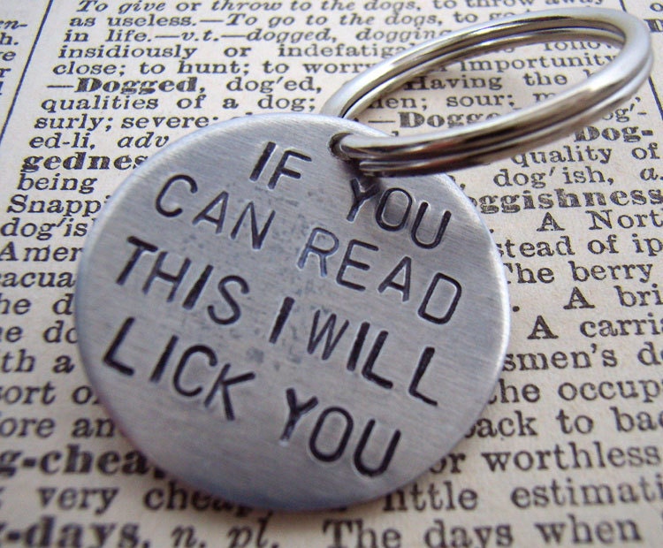 Can you read this dog tag.......The Original
