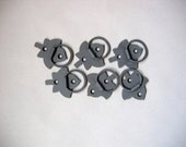 Leaf Shaped, Metal, Cabinet Pulls, Lot of Six, DIY