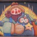 Autumn Scarecrow, Cat, and Moon, Primitive, Rustic, Barn Wood Framed, Tole Painted