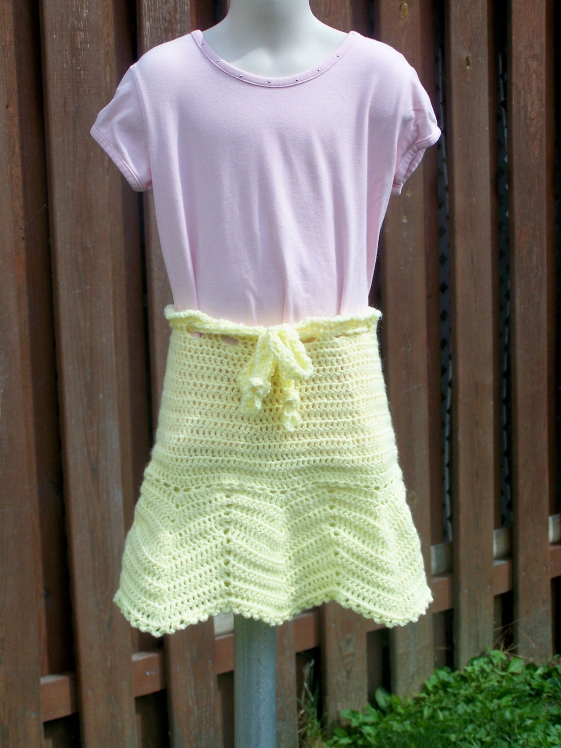 Little Girl's Butter Skirt - reserved shelley