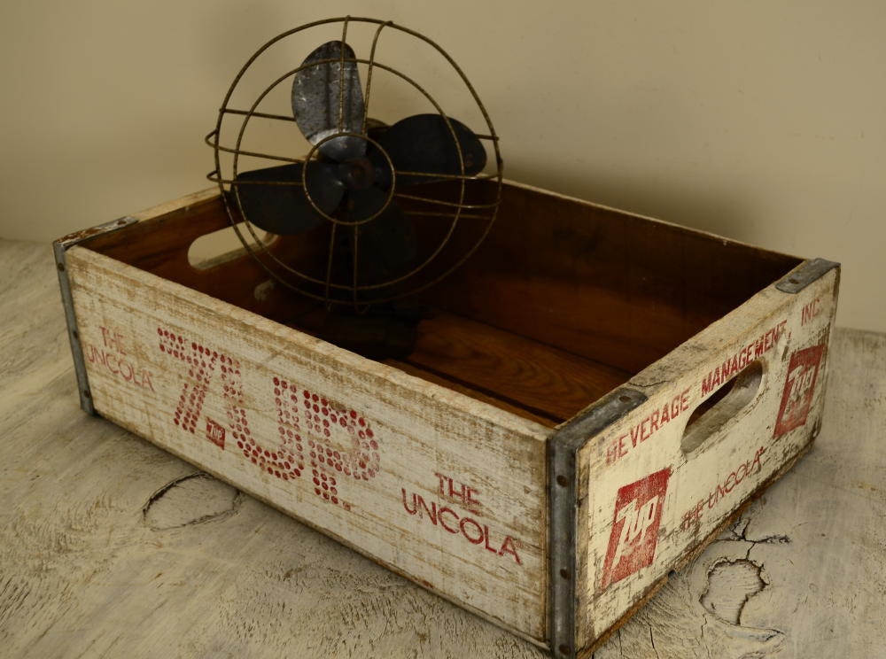 Vintage 7 Up The Uncola Soda Pop Crate