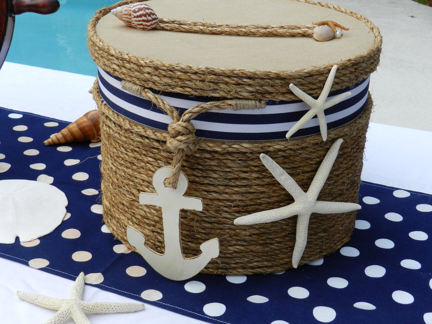 Wedding Card Holder - Beach or Nautical Theme Event