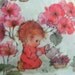 Vintage Childrens Hallmark Flowers Children Wrapping Paper 2 Sheets