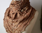Knitting Pattern / Joyeux Lace Shawlette / PDF Digital Download