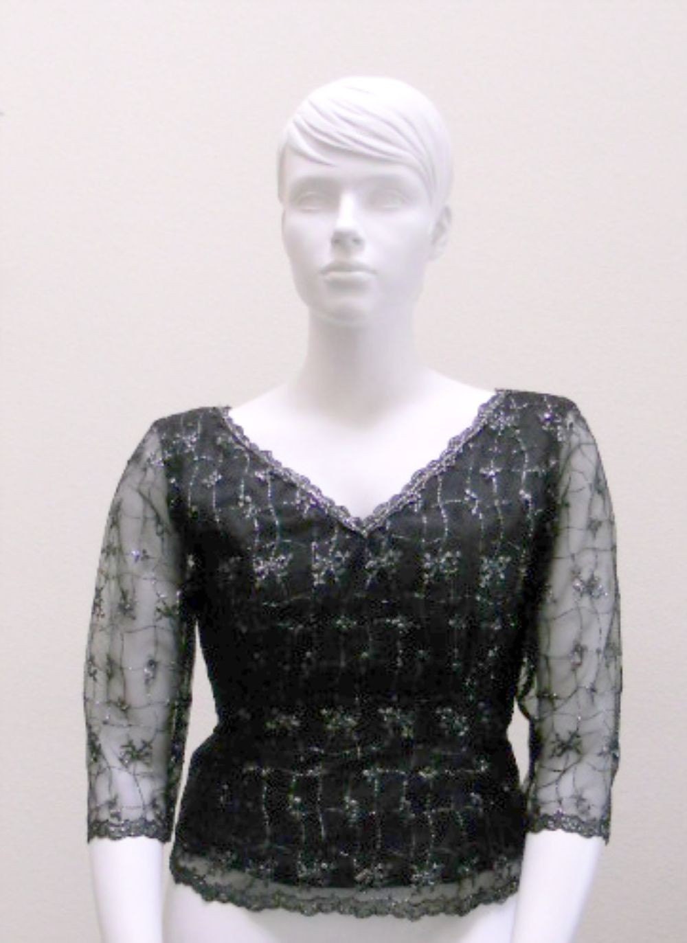 XL Vintage Top Black Corset