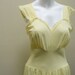 Lingerie Vintage Nightgown 1940s S Butter Yellow