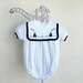 Baby Boy Onesie Sailor Boy 6 to 9 months