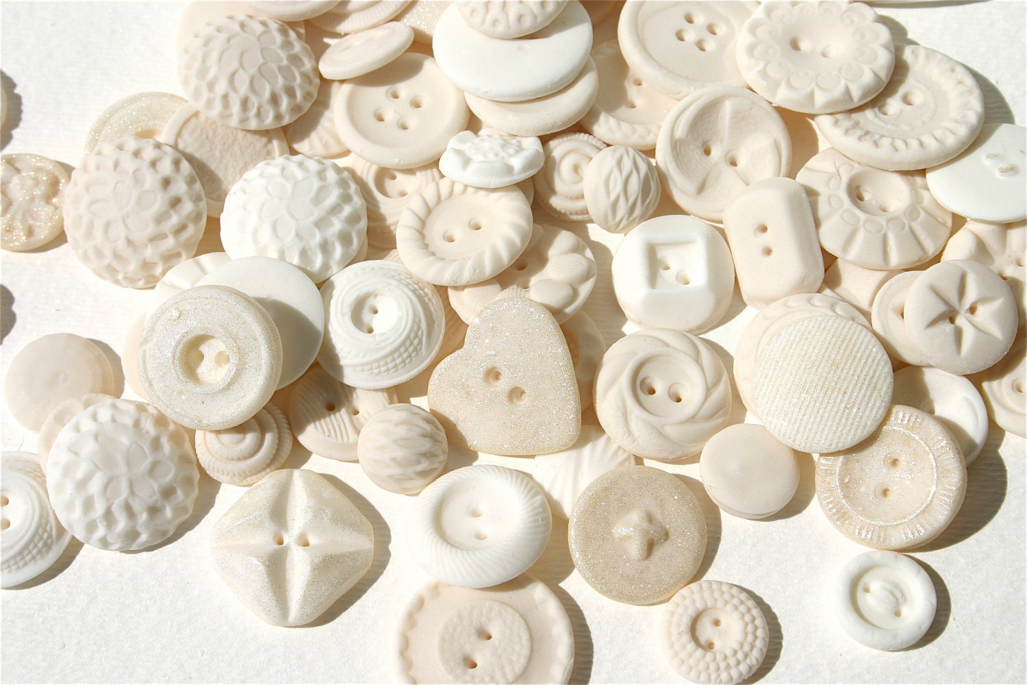 For Andrea -Edible Sugar Vintage Buttons 100