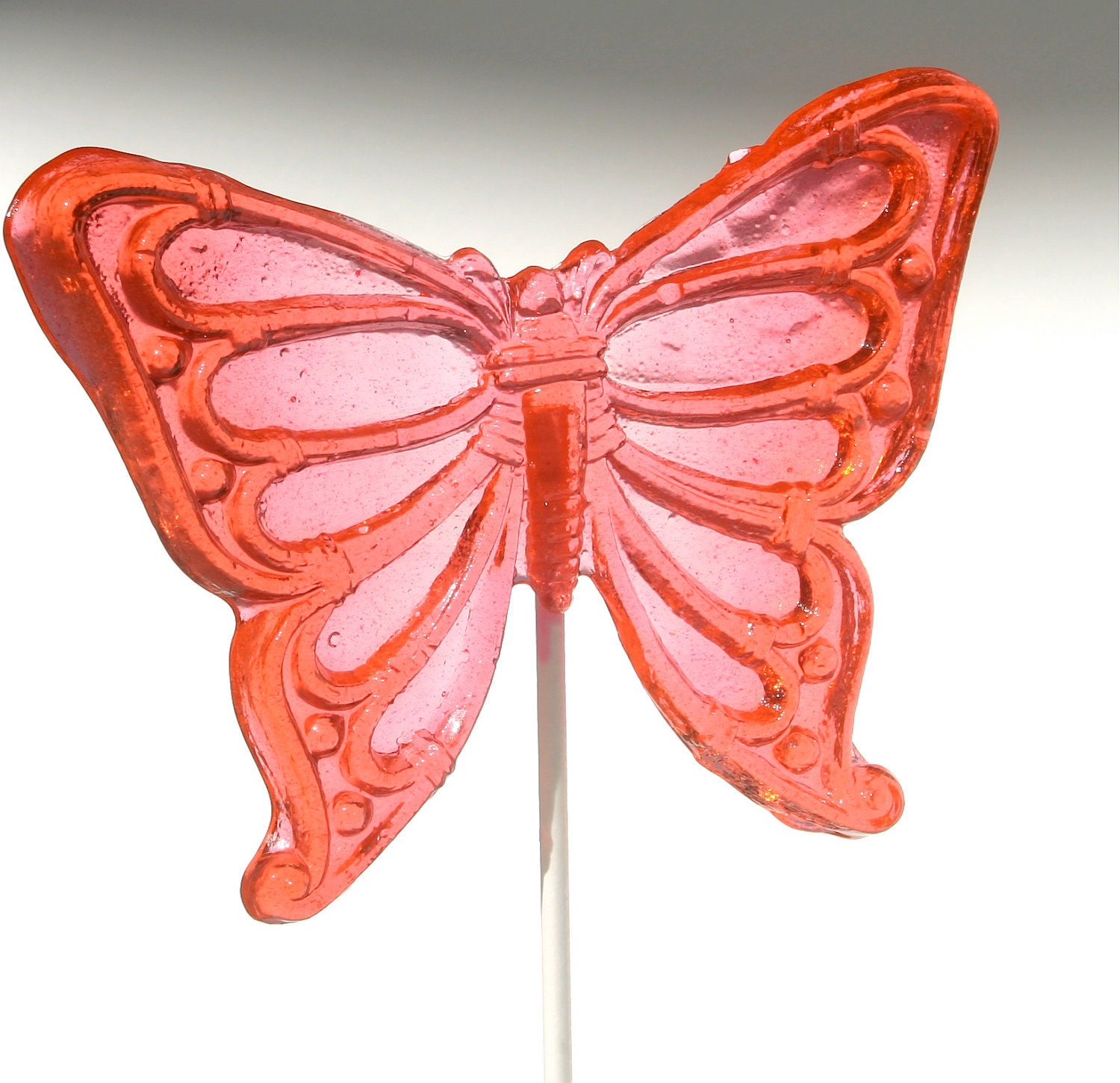 Hard Candy Lollipops 12 - The Butterfly's Ball - in Party Punch - a hand made, statement, art candy