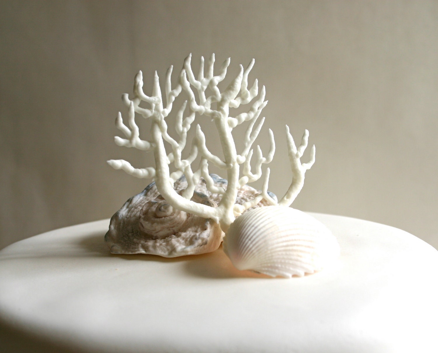Edible Sugar Fan Coral - 9 pieces - Beach Wedding / Beach Event