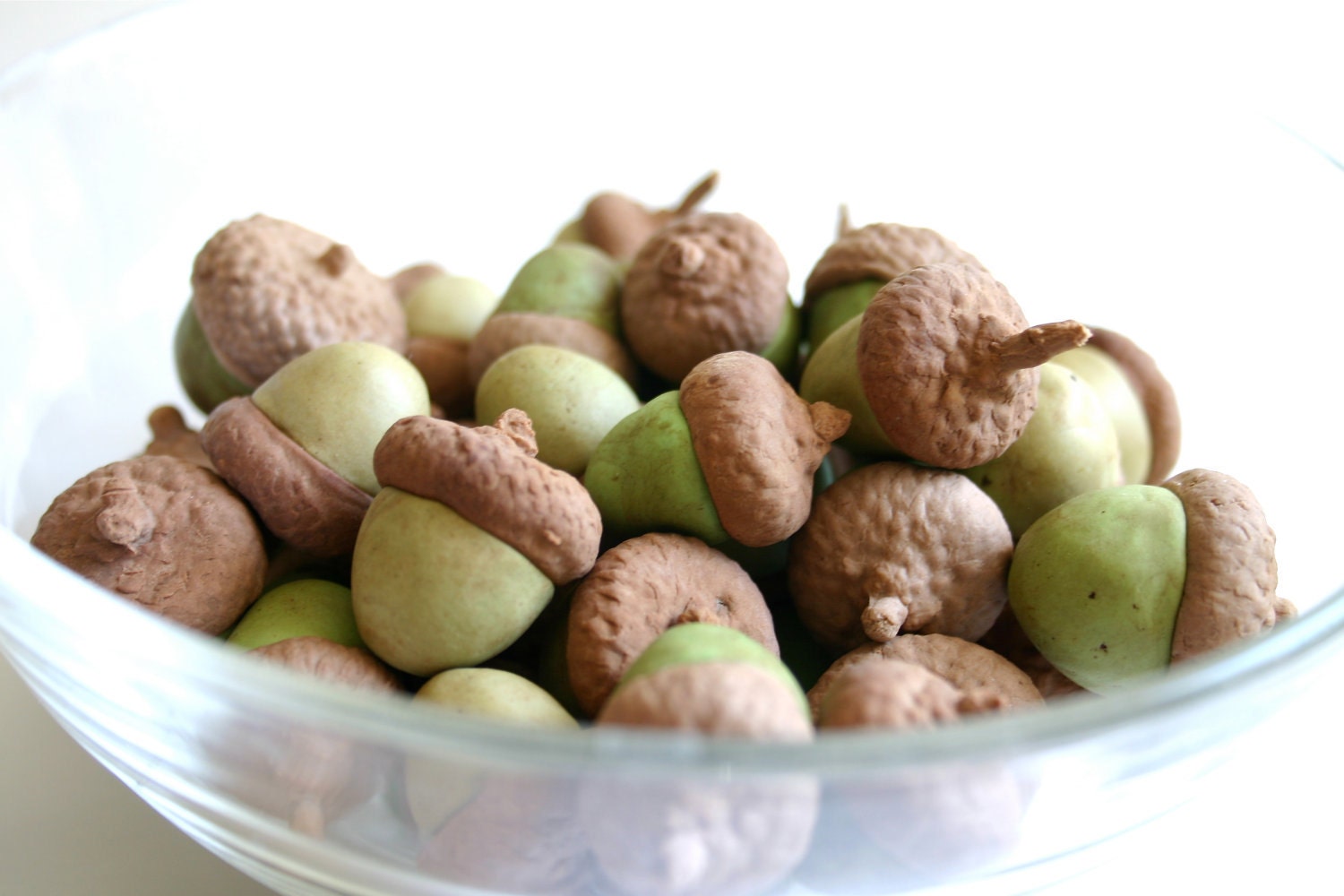Edible Chocolate Cocoa Bean Candy Acorns 10 -Featured in Martha Stewart Weddings Fall 2012- Edible Cake Topper or Stand Alone Candy