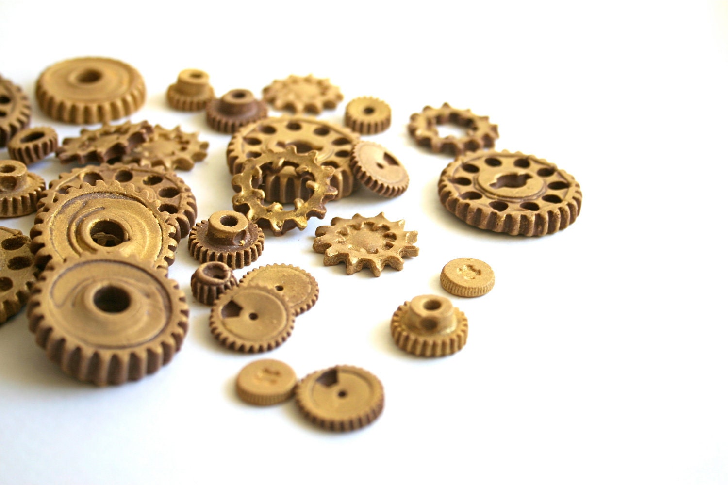 Edible Candy Gears 50 unique edible embellishments or stand alone candy